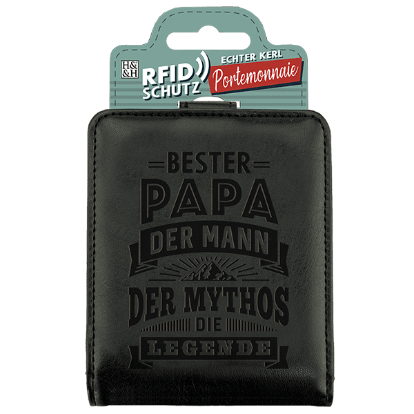 Laden Sie das Bild in Galerie -Viewer, Portemonnaie "Bester Papa" Artikelbild 1