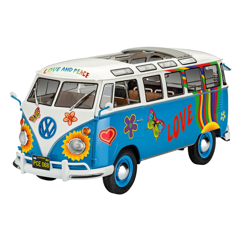 Laden Sie das Bild in Galerie -Viewer, VW T1 Samba Bus Flower Power