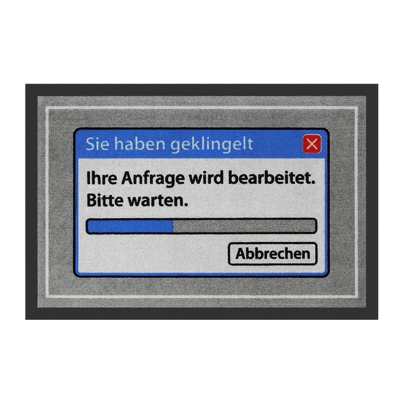 Laden Sie das Bild in Galerie -Viewer, Fußmatte "Anfrage" Artikelbild 1