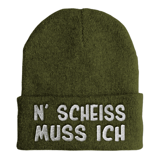 Beanie "N' Scheiss muss ich" Artikelbild 1