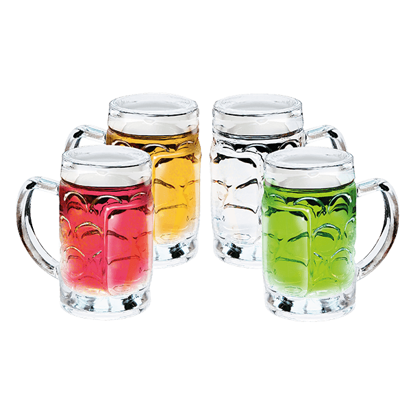 Laden Sie das Bild in Galerie -Viewer, Schnapsgläser "Maßkrug" (4er Set) Artikelbild 1