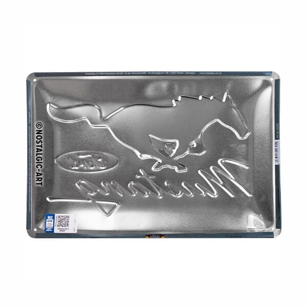 Laden Sie das Bild in Galerie -Viewer, Blechschild "Ford Mustang - Horse Logo" Artikelbild 2