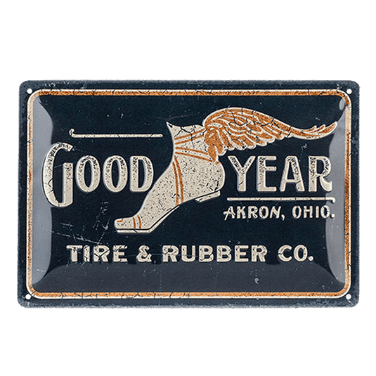 Goodyear Blechschild "Wing Foot Logo 1901" Artikelbild 1