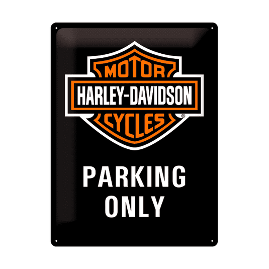 Blechschild "Harley-Davidson - Parking Only" (30 x 40 cm) Artikelbild 1