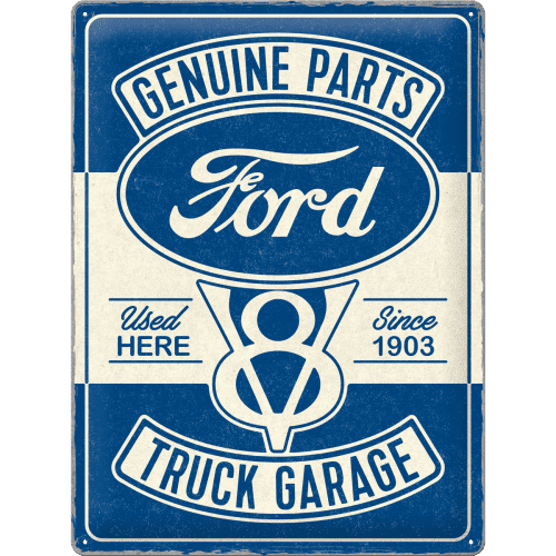Blechschild "Ford - V8 Truck Garage" Artikelbild 1
