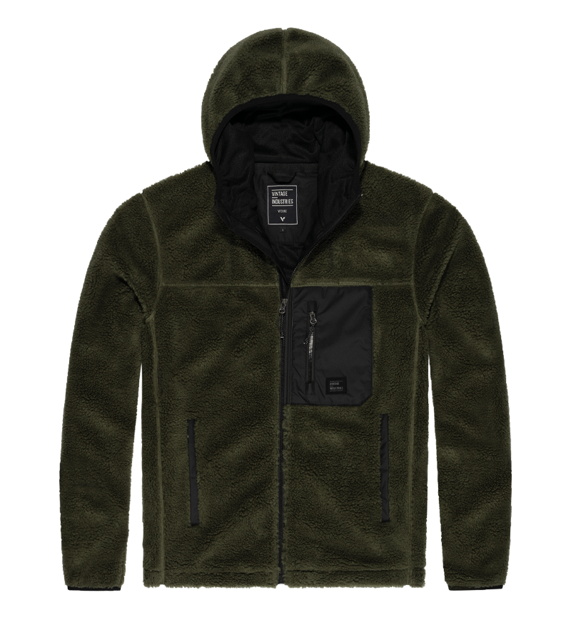 Laden Sie das Bild in Galerie -Viewer, Sherpa Fleece Jacke "Dustin"