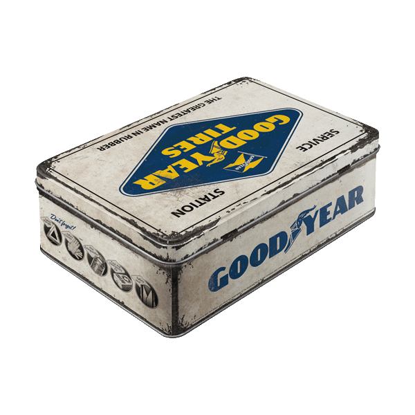 Laden Sie das Bild in Galerie -Viewer, Blechdose "Goodyear" Artikelbild 1