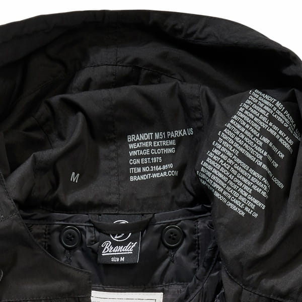 Laden Sie das Bild in Galerie -Viewer, M51 US Parka von Brandit Artikelbild 4