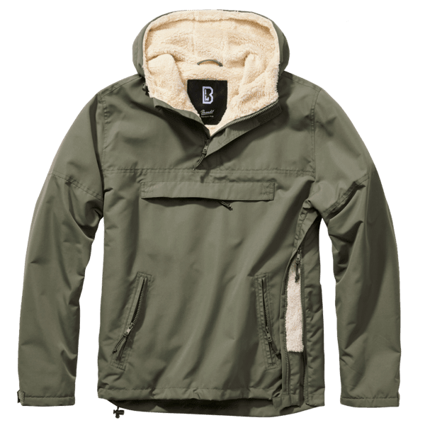 Laden Sie das Bild in Galerie -Viewer, Windbreaker mit Teddyfell-Futter von Brandit Artikelbild 1