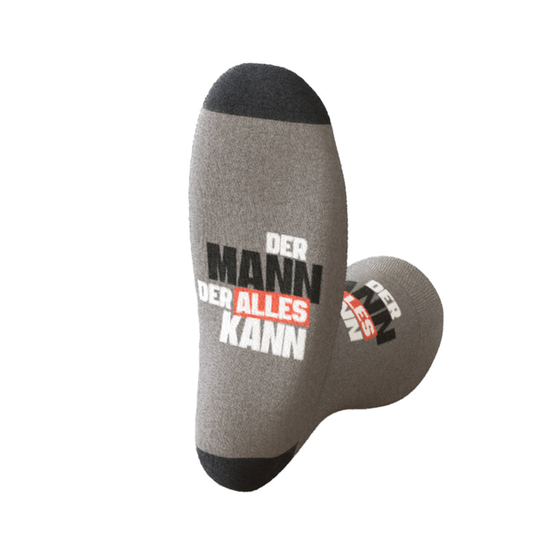 Laden Sie das Bild in Galerie -Viewer, Socken "Mann kann"