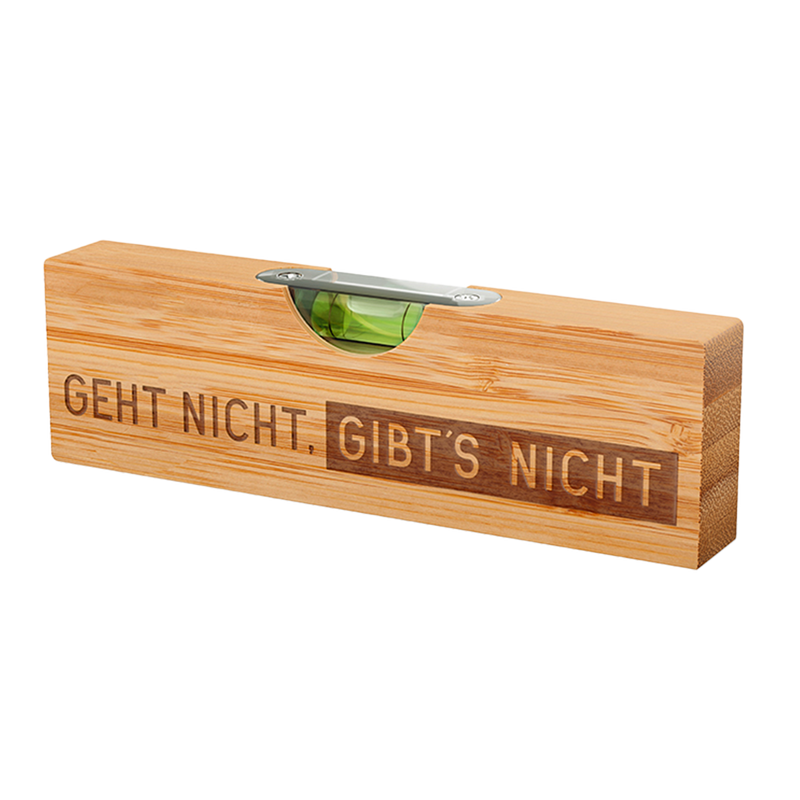 Laden Sie das Bild in Galerie -Viewer, Wasserwaage mit Flaschenöffner "Geht nicht, gibt's nicht"