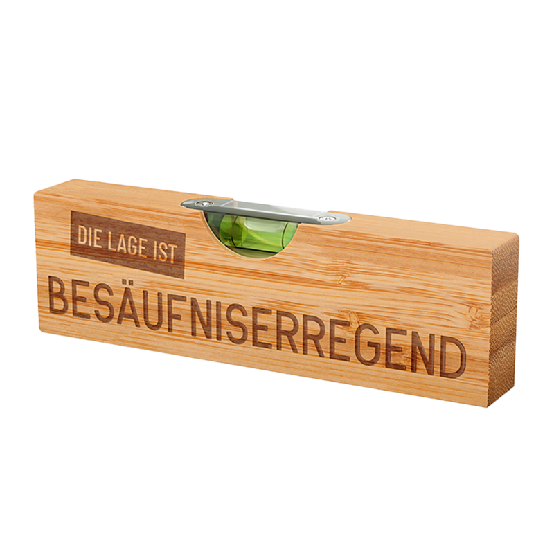 Laden Sie das Bild in Galerie -Viewer, Wasserwaage mit Flaschenöffner "Besäufniserregend"
