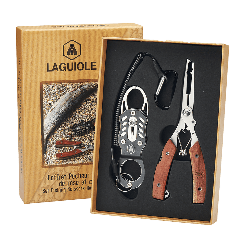 Laden Sie das Bild in Galerie -Viewer, Multitool Geschenkset &quot;Fishing&quot; von Laguiole Artikelbild 1
