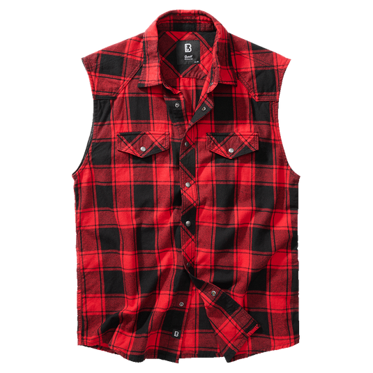 Ärmelloses Checkshirt von Brandit