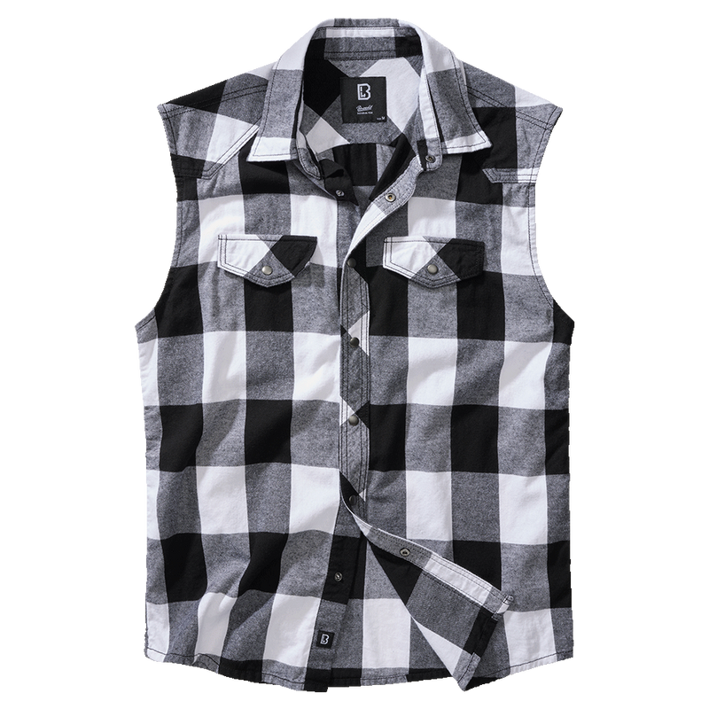 Laden Sie das Bild in Galerie -Viewer, Ärmelloses Checkshirt von Brandit