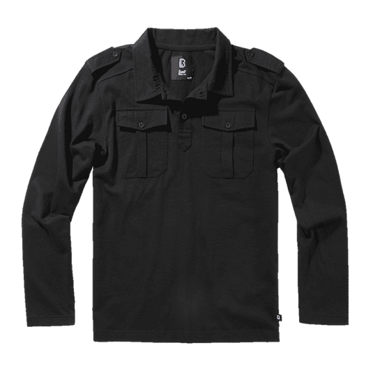 Langarm-Poloshirt 
