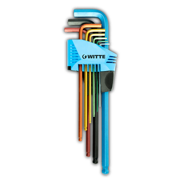 Laden Sie das Bild in Galerie -Viewer, WITTE PRO Kugelkopf-Winkelschraubendreher-Satz Artikelbild 1