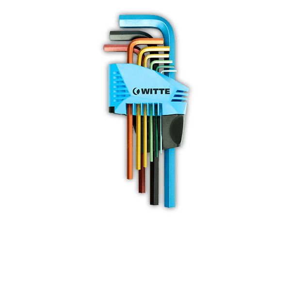 Laden Sie das Bild in Galerie -Viewer, WITTE PRO Sechskant-Winkelschraubendreher-Satz Artikelbild 1