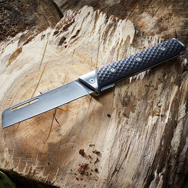 Laden Sie das Bild in Galerie -Viewer, Klappbares Outdoor Messer "BBQ Master" Artikelbild 2