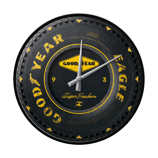 Laden Sie das Bild in Galerie -Viewer, Wanduhr "Goodyear" Artikelbild 1