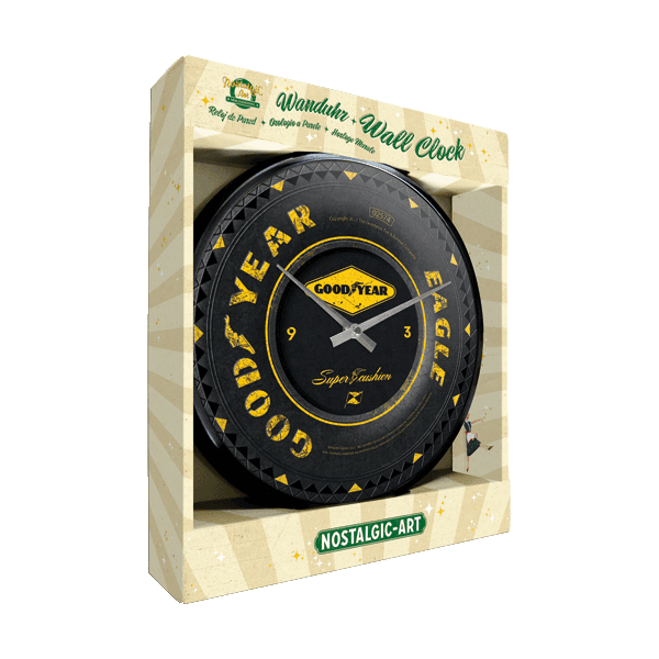 Laden Sie das Bild in Galerie -Viewer, Wanduhr "Goodyear" Artikelbild 2