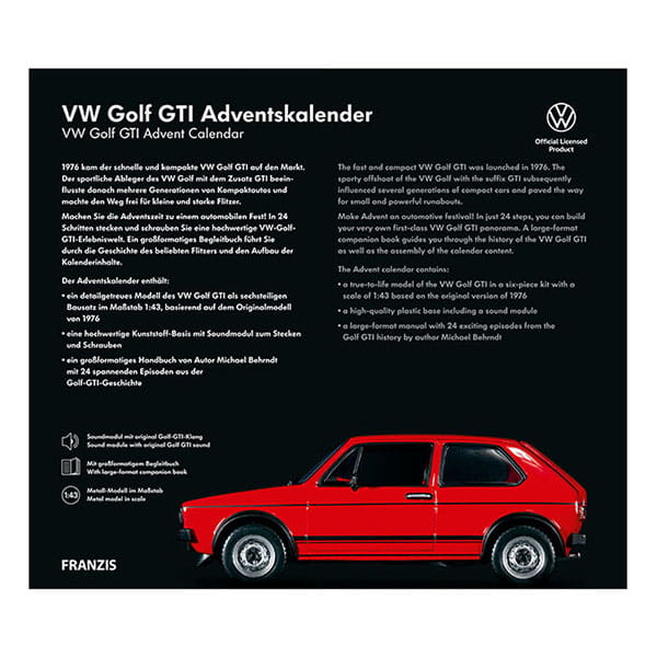 Laden Sie das Bild in Galerie -Viewer, VW Golf GTI Adventskalender Artikelbild 3
