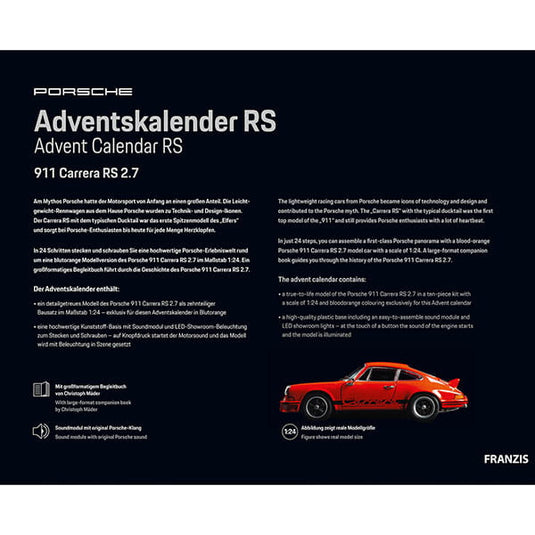Porsche 911 Carrera RS 2.7 Adventskalender Artikelbild 3