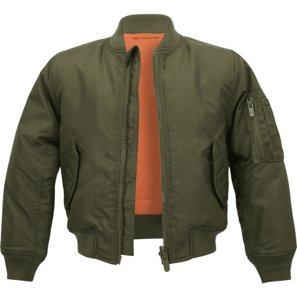 Laden Sie das Bild in Galerie -Viewer, Kinder MA1 Jacke Artikelbild 4