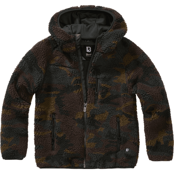 Laden Sie das Bild in Galerie -Viewer, Kinder Teddyfleece Jacke von Brandit Artikelbild 4
