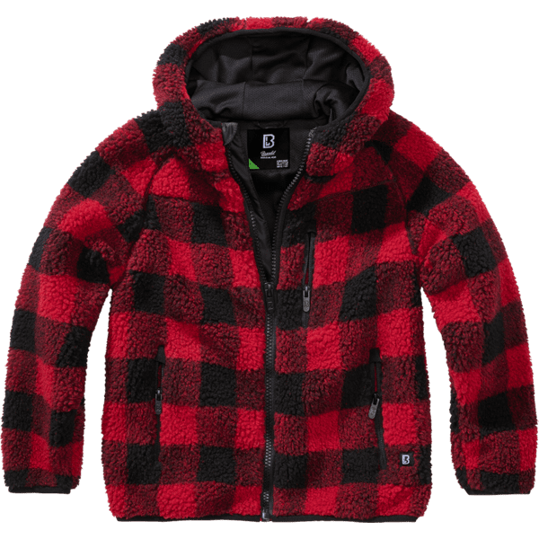 Laden Sie das Bild in Galerie -Viewer, Kinder Teddyfleece Jacke von Brandit Artikelbild 4