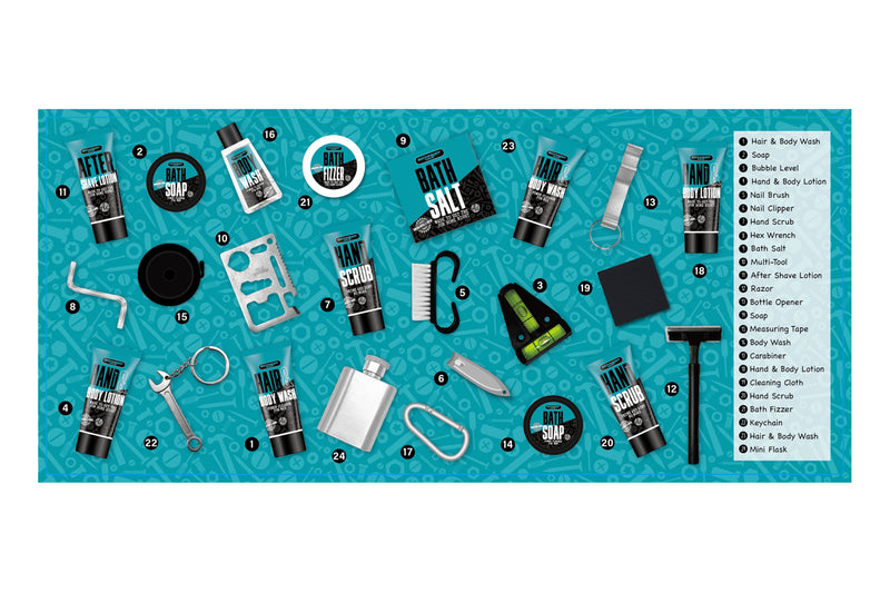 Laden Sie das Bild in Galerie -Viewer, Adventskalender "Bath & Body Toolkit"