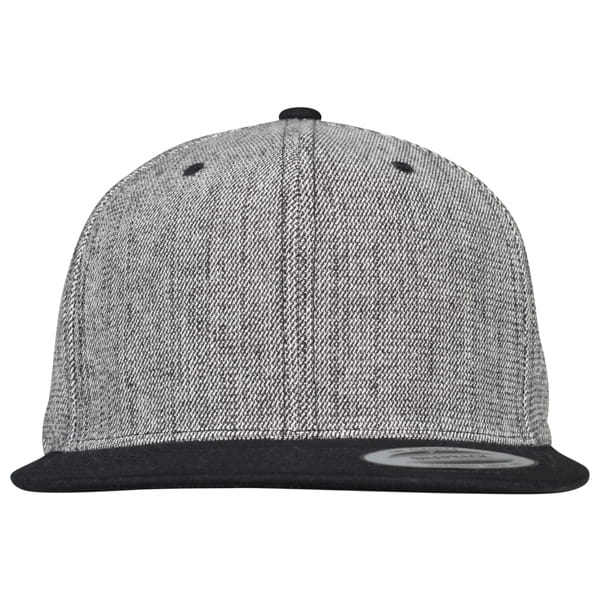 Laden Sie das Bild in Galerie -Viewer, Solid Snapback Cap "Melange" Artikelbild 2