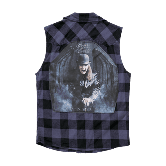 Ozzy Osbourne Ärmelloses Checkshirt  
