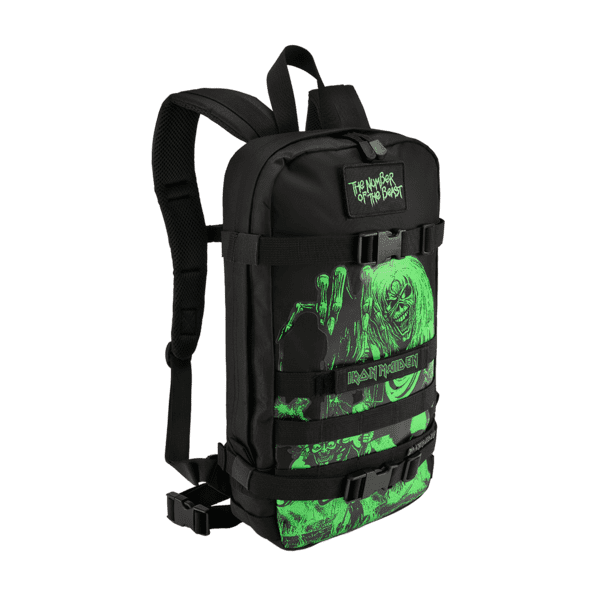 Laden Sie das Bild in Galerie -Viewer, Iron Maiden Rucksack &quot;The Number of the Beast&quot; Artikelbild 1
