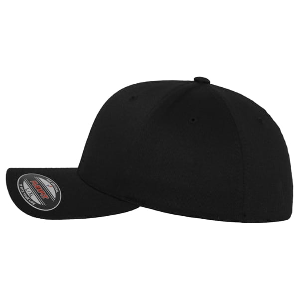 Laden Sie das Bild in Galerie -Viewer, Flexfit Cap &quot;Black&quot; Artikelbild 4
