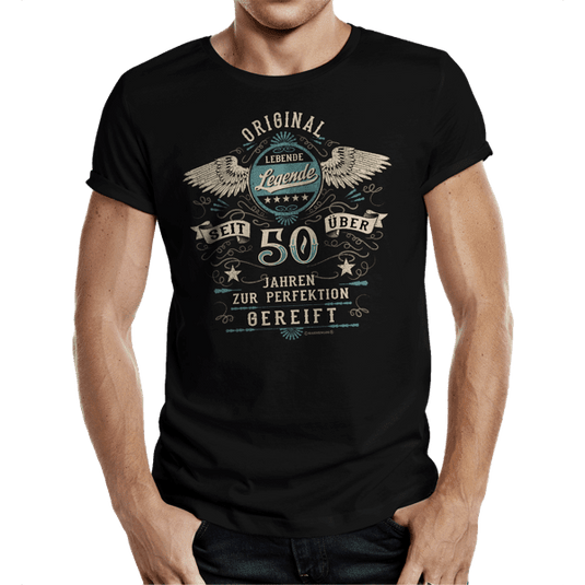 T-Shirt "50 Jahre – lebende Legende" Artikelbild 1
