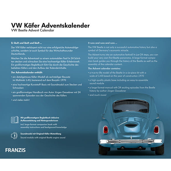 Laden Sie das Bild in Galerie -Viewer, VW Käfer Adventskalender Artikelbild 3