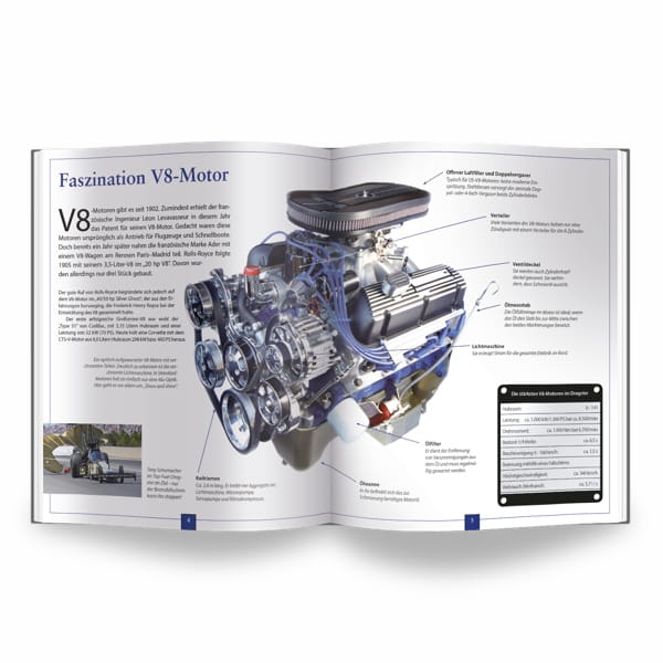 Laden Sie das Bild in Galerie -Viewer, V8-Motor-Bausatz Artikelbild 3