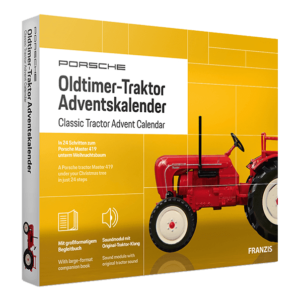 Laden Sie das Bild in Galerie -Viewer, Porsche Oldtimer-Traktor Adventskalender Artikelbild 1
