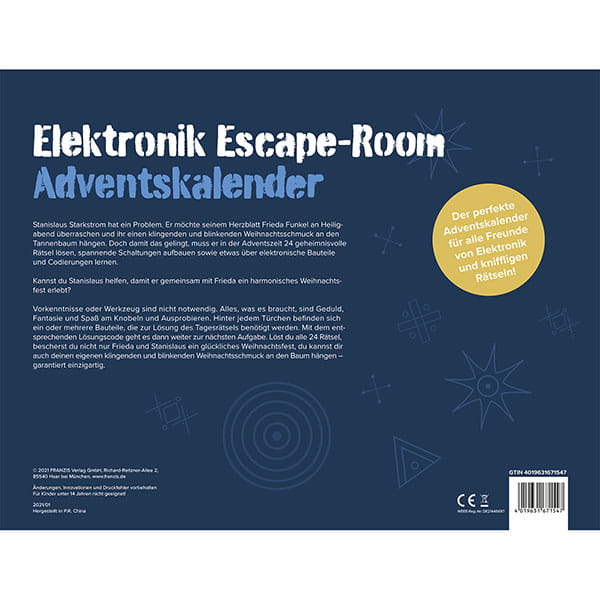 Laden Sie das Bild in Galerie -Viewer, Elektronik Escape-Room Adventskalender Artikelbild 2