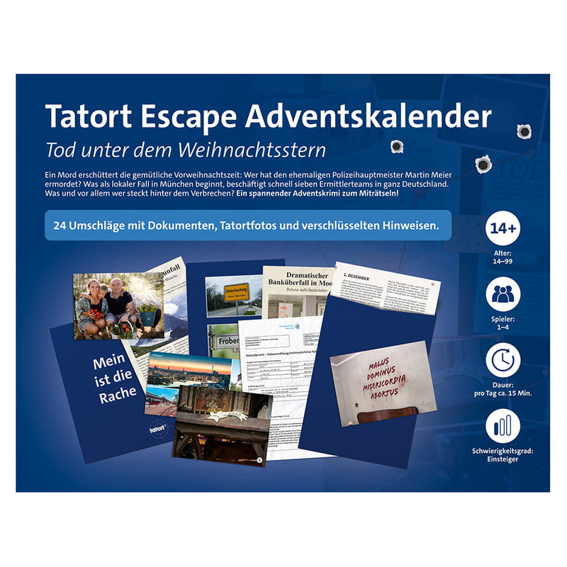 Laden Sie das Bild in Galerie -Viewer, Tatort Escape Adventskalender Artikelbild 2