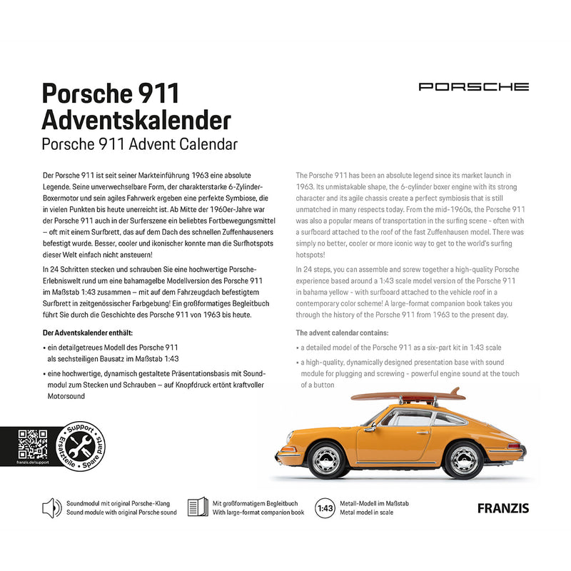 Laden Sie das Bild in Galerie -Viewer, Porsche 911 Adventskalender mit Surfboard