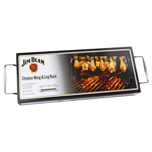 Laden Sie das Bild in Galerie -Viewer, Jim Beam Chicken Wing Grillgestell Artikelbild 1
