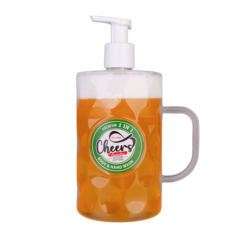 Laden Sie das Bild in Galerie -Viewer, 2-in-1 Duschgel & Seife "CHEERS"