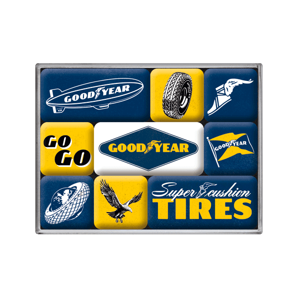 Laden Sie das Bild in Galerie -Viewer, Magnet-Set "Goodyear" Artikelbild 2