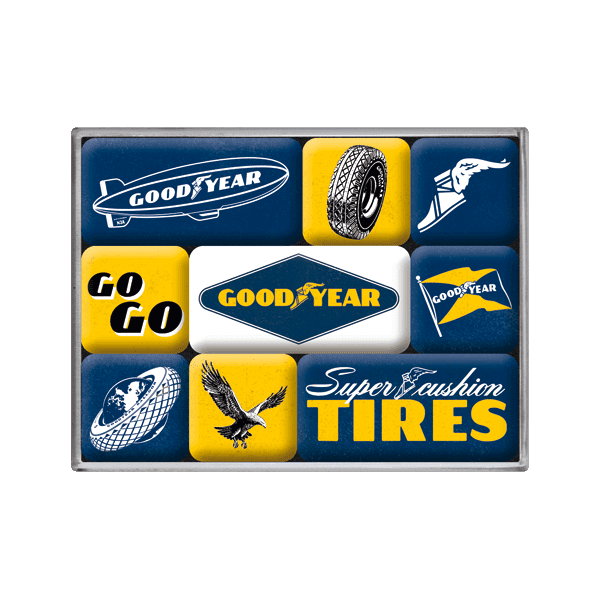 Laden Sie das Bild in Galerie -Viewer, Magnet-Set &quot;Goodyear&quot; Artikelbild 2
