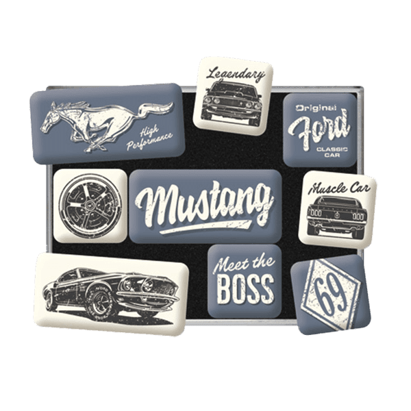 Laden Sie das Bild in Galerie -Viewer, Ford Mustang Magnetset Artikelbild 1