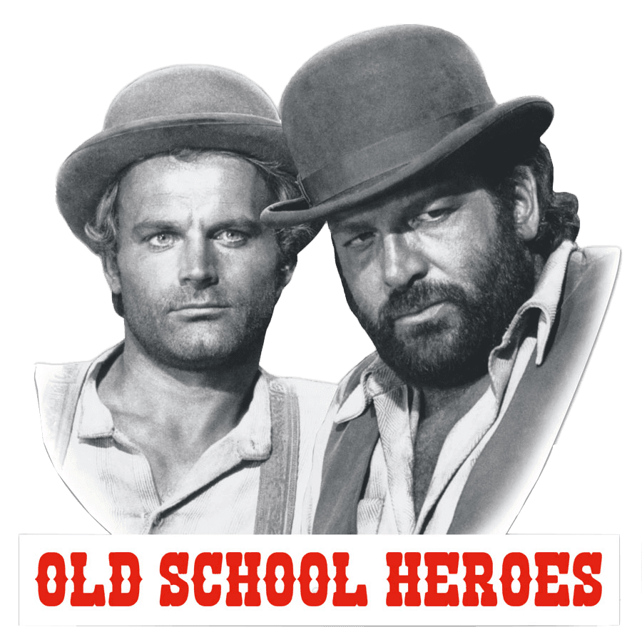 BUD SPENCER & Terence Hill - OLD SCHOOL HEROES Blechschild 20x30 cm 3D T010 EUR 11,95 - DE