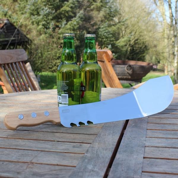 Laden Sie das Bild in Galerie -Viewer, Grillmachete aus Edelstahl Artikelbild 3