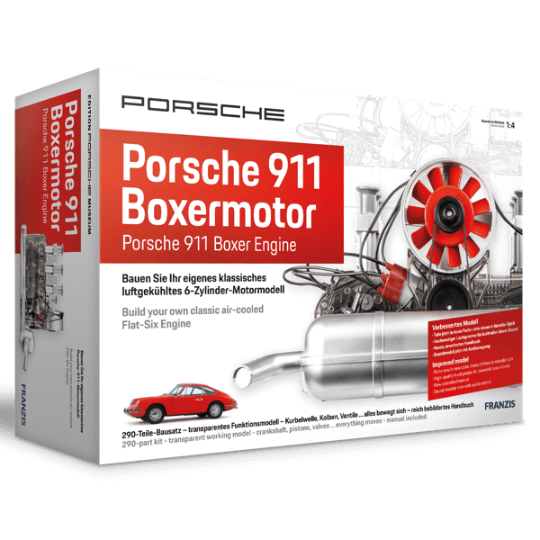 Laden Sie das Bild in Galerie -Viewer, Motor-Bausatz &quot;Porsche 911 Boxermotor&quot; Artikelbild 1
